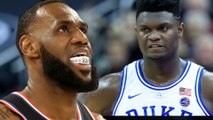 Zion Williamson REACTS To LeBron Comparison As Duke Charges Super Bowl Ticket Prices For UNC Game!