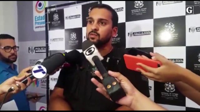 Delegado Henrique Vidigal fala sobre prisão de mulher suspeita de mandar matar o marido na Serra