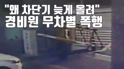 [자막뉴스] "왜 차단기 늦게 올려"...또 경비원 폭행 / YTN