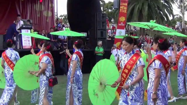 Eastwood Lunar New Year 3-6. Opera, Parade & Speeches, Lions on high poles, Sydney Lunar CNY 14-23, 16 Feb 2019