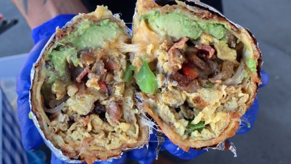 This Breakfast Burrito Is Wrapped In An Actual Blanket Of Cheese
