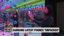 Samsung Electronics showcases its most daring smartphone line-up yet, revealing first foldable phone and new Galaxy S10s