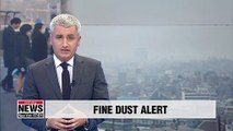 Most of S. Korea blanketed in unhealthy levels of fine dust particles