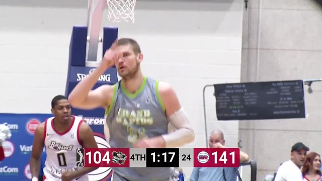 Adam Woodbury Posts 12 points & 11 rebounds vs. Erie BayHawks