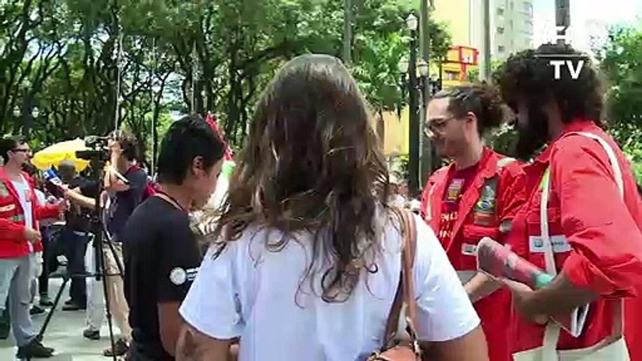 Protesto contra reforma da Previdência