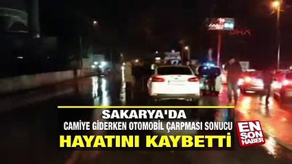 Camiye giderken kazada hayatını kaybetti
