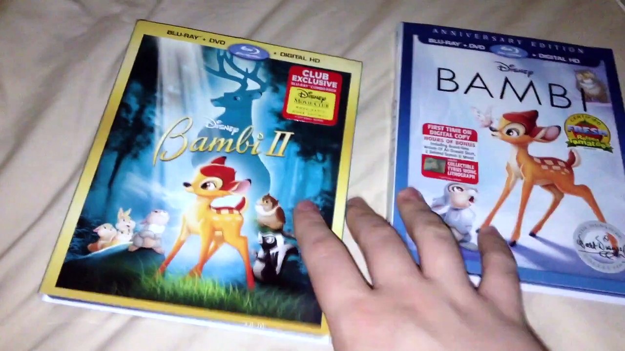 Bambi Signature Edition & Bambi II Blu-Ray/DVD/Digital HD Unboxing