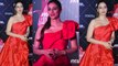 Tabu looks Classy in Red gown at Nykaa Femina Beauty Awards; Watch video | FilmiBeat