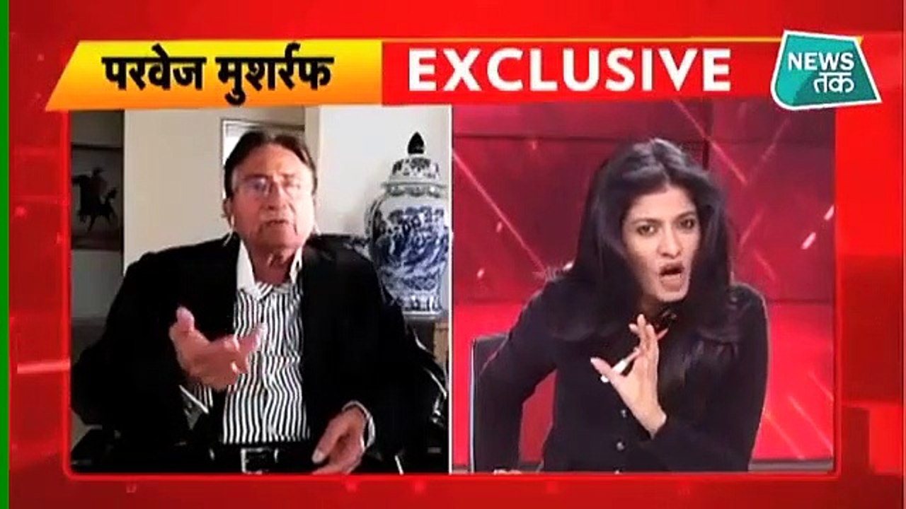Hum Tumhen Utna Hi Maren Ge Jitna Tum Maro ge  Pervez Musharraf To indian Anchor