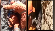 6 year old pulled out of 10 foot borewell after 16 hour operation