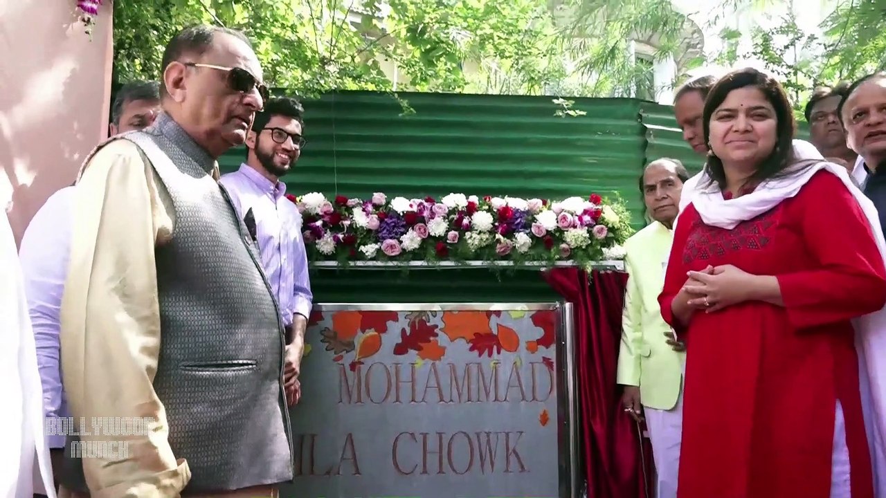 Asif Bhamla Others At Unveiling Of Late Vali Mohammed Bhamla Chowk