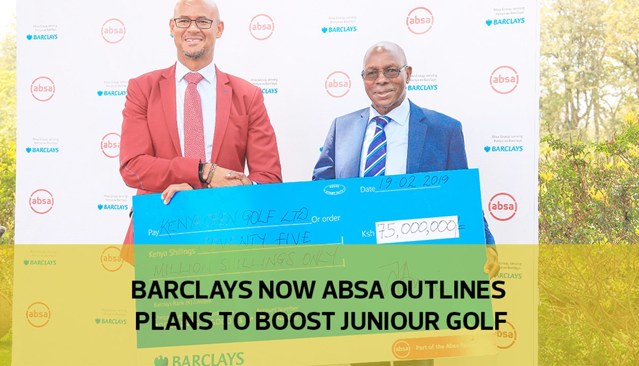 Barclays now Absa outlines plans to boost junior golf