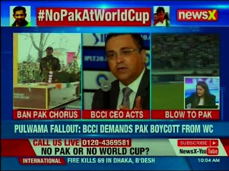 Indo-Pak World Cup 2019:  Committee of Administrators to meet tomorrow to take a call
