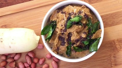 Mullangi Chutney in Tamil _ Radish Chutney