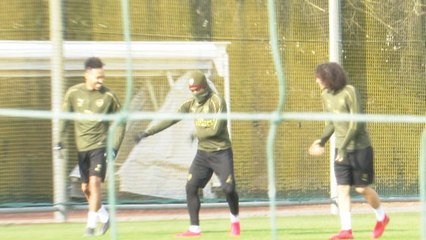 Arsenal - Quand les joueurs s'entraînent à célébrer leurs buts