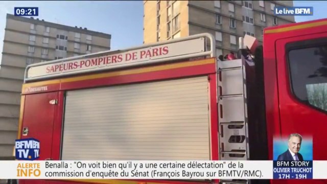 Aulnay-sous-Bois: deux pompiers grièvement blessés après l'incendie d'un immeuble