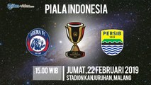 Jadwal Live Piala Indonesia, Arema FC Vs Persib Bandung, Kamis Pukul 15.00 WIB