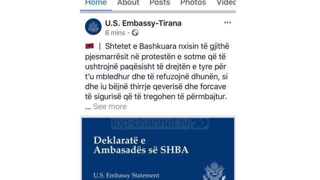 SHBA thirrje protestuesve: Refuzoni thirrjet për dhunë - Top Channel Albania - News - Lajme