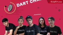 Keseruan Cast Film Kain Kafan Hitam Main Dart Challenge
