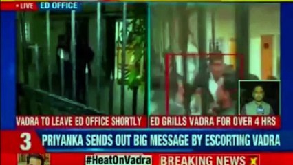 Robert Vadra Questioned at Enforcement Directorate Office | Robert Vadra Money Laundering Case Live Updates| Priyanka Gandhi | NEWSX