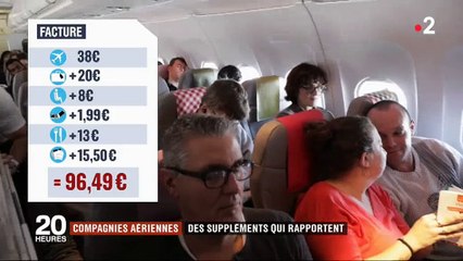 L'énorme business des suppléments payants des compagnie aériennes rapporte très gros ! Regardez