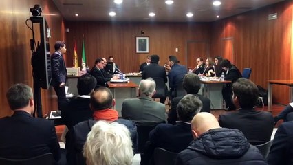 Al-Thani Durante su Declaración en el Juicio con Bluebay