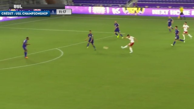 Le joli but de Florian Valot avec les New York Red Bulls II !