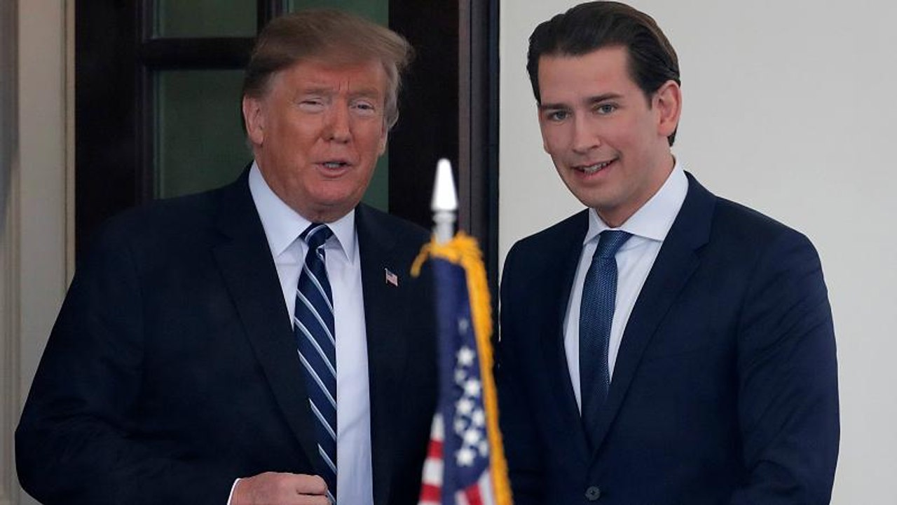 Trump (72) empfängt Kurz (32): 'Sie sind ein junger Kerl!'