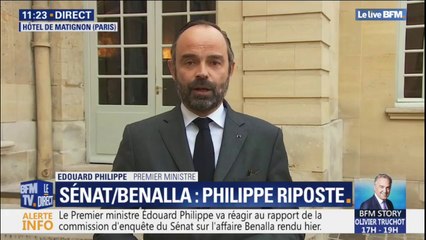 Edouard Philippe: "Traditionnellement, le Parlement ne se même pas de l'organisation interne de la présidence de la République"