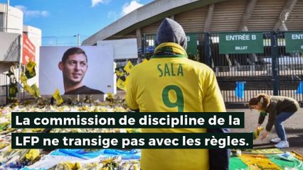 Nantes sanctionné par la LFP pour l’hommage à Sala
