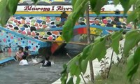 Talud Sungai di Bantul Dihias dengan Cat Warna-Warni