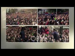 Ora News - Basha ne proteste: Rama në vrimën e miut, dorëheqja vetëm fillimi