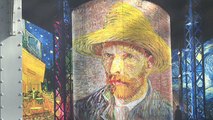 Watch: Visitors immerse themselves in the world of Van Gogh at gallery