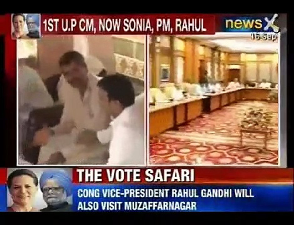 NewsX_ Prime Minister and Sonia Gandhi will visit to riot-hit area Muzaffarnagar