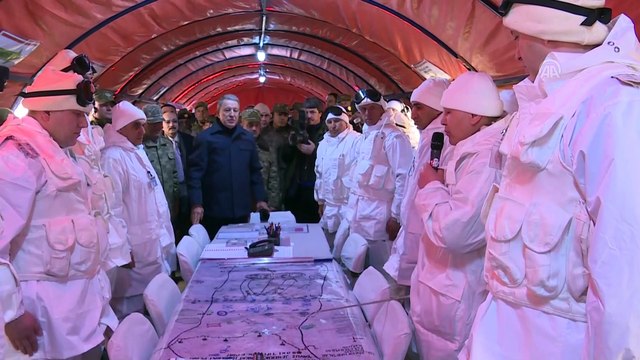 Milli Savunma Bakanı Akar, Kış 2019 Birleşik Müşterek Fiili Tatbikatı'nın 'Seçkin Gözlemci Günü'ne katıldı (1) - KARS