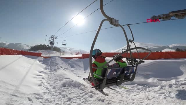 Erzurum Palandöken'de Koç Spor Fest Kış Oyunları