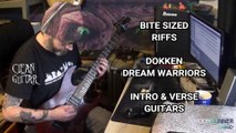 Bite Sized Riffs | Dokken Dream Warriors | Intro & Verse Guitars
