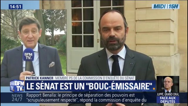 Commission d'enquête sur l'affaire Benalla: Le Sénat a fait son travail , assure Patrick Kanner