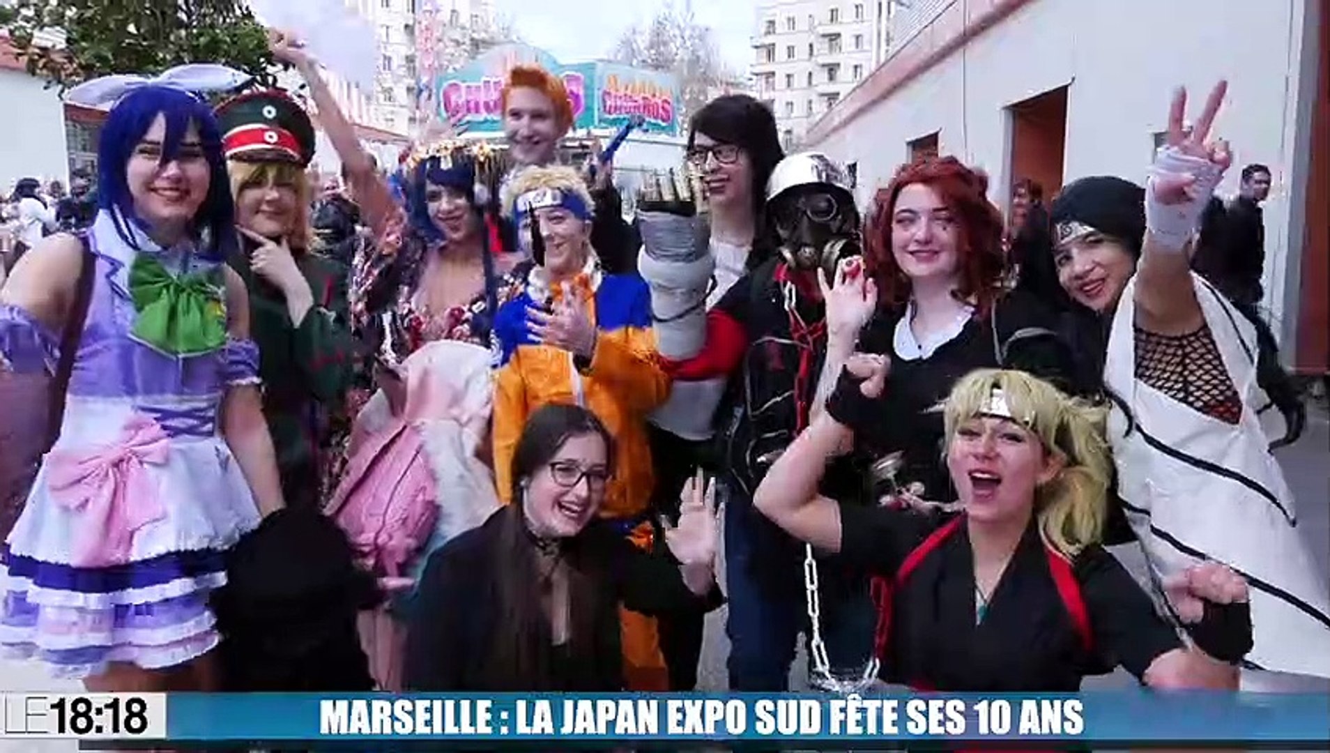 Marseille : la Japan Expo Sud fête ses 10 ans - Vidéo Dailymotion