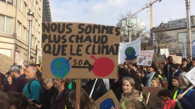 Marche pour le climat à Bruxelles