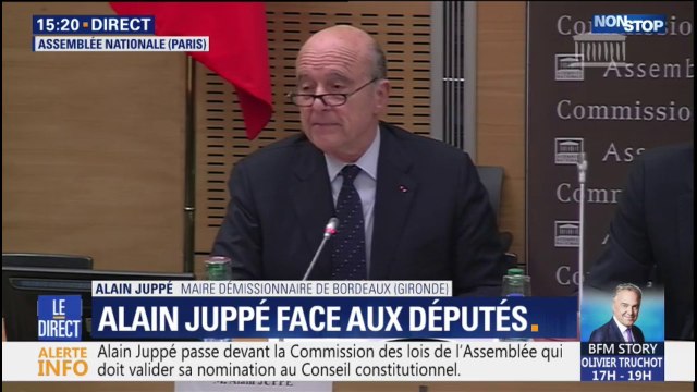 Nomination au Conseil constitutionnel; Alain Juppé estime avoir prouvé qu'il savait cogérer au-delà des différences d'idées