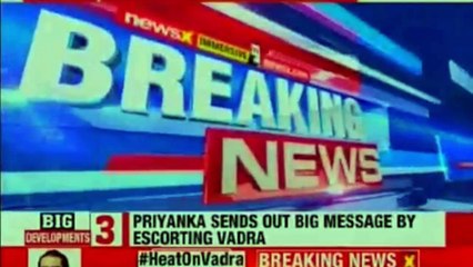Robert Vadra Questioned at Enforcement Directorate Office | Robert Vadra Money Laundering Case Live Updates| Priyanka Gandhi | NEWSX