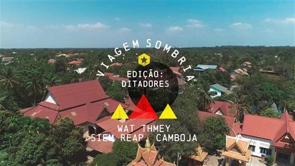 O templo cambojano que é casas dos ossos frutos da matança de um ditador.