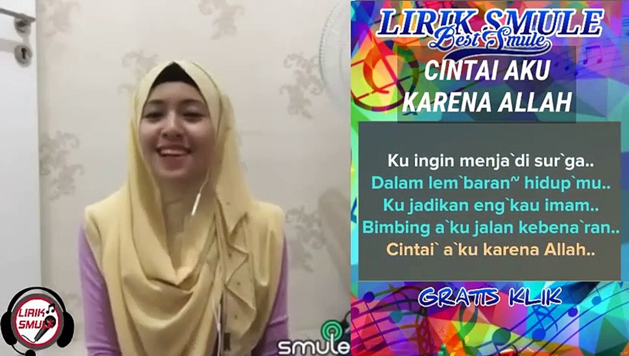 Baby Shima Cintai Aku Karena Allah - Duet Bersama Artis Smule
