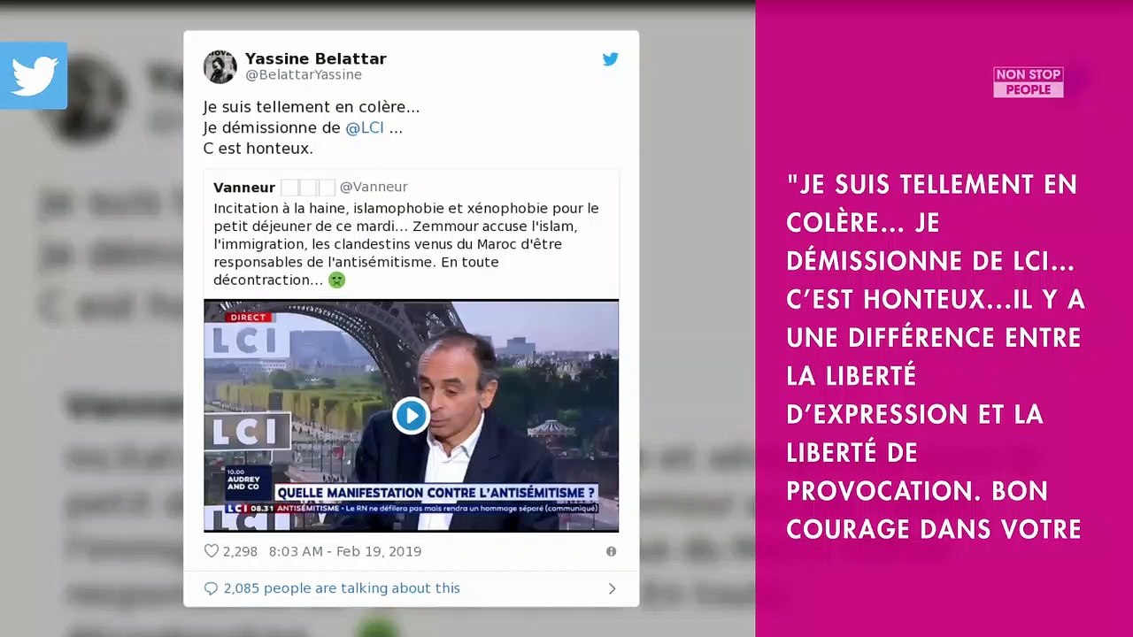 Eric Zemmour et Yann Barthès ciblés par Yassine Belattar, le chroniqueur se lâche