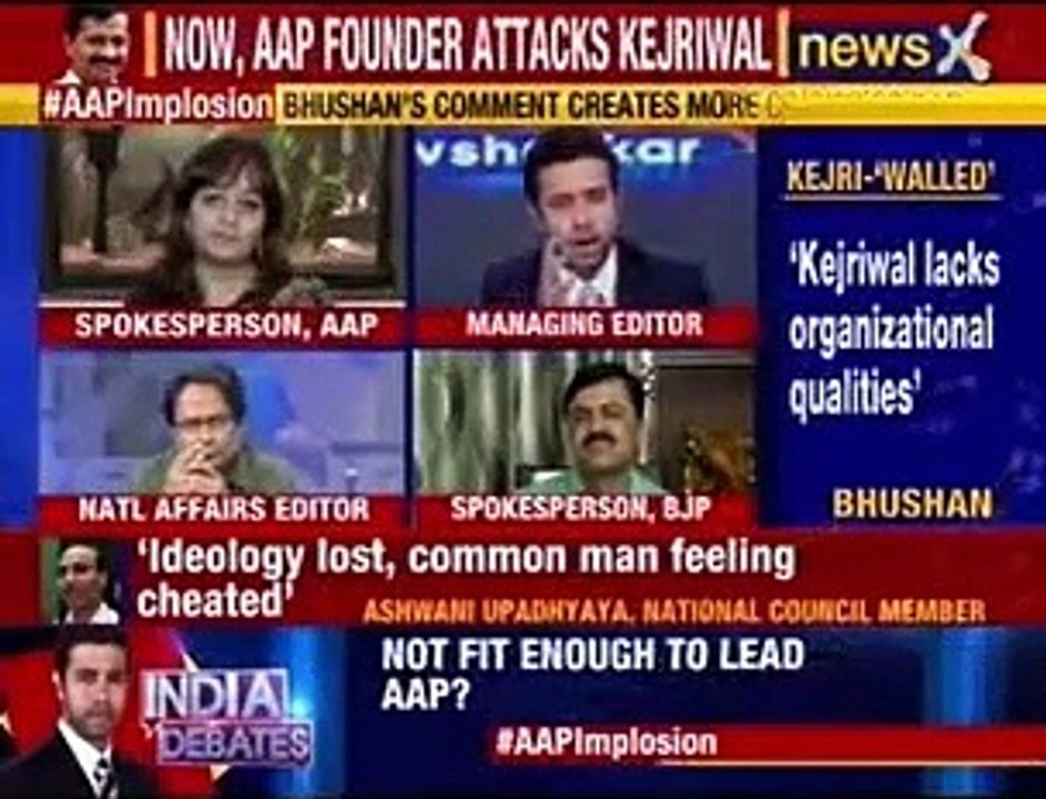 India Debates: Bhushan- Kejriwal lacks maturity