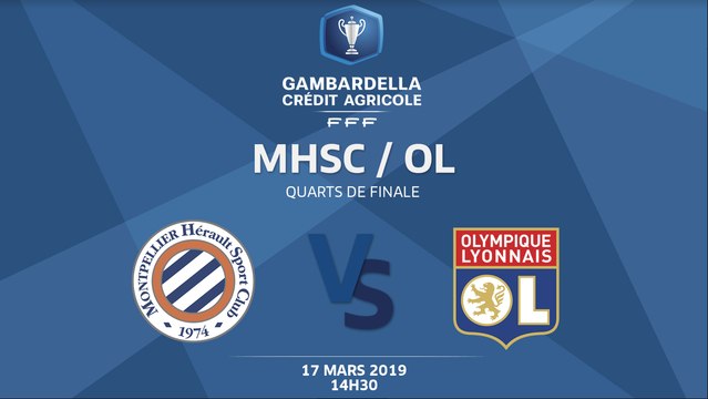 Coupe Gambardella-CA I Quarts de finale - MHSC / OL