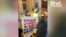 Climat : des activistes décrochent les portraits d'Emmanuel Macron dans plusieurs mairies