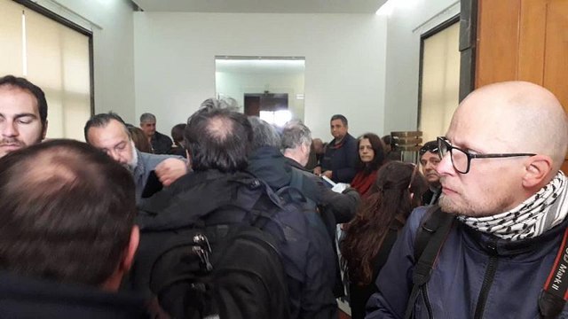 Εισβολή των εργαζομένων της ΠΟΕ - ΟΤΑ στο Υπουργείο Οικονομικών