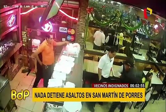 Vecinos denuncian que nada detiene asaltos en las calles de San Martín de Porres